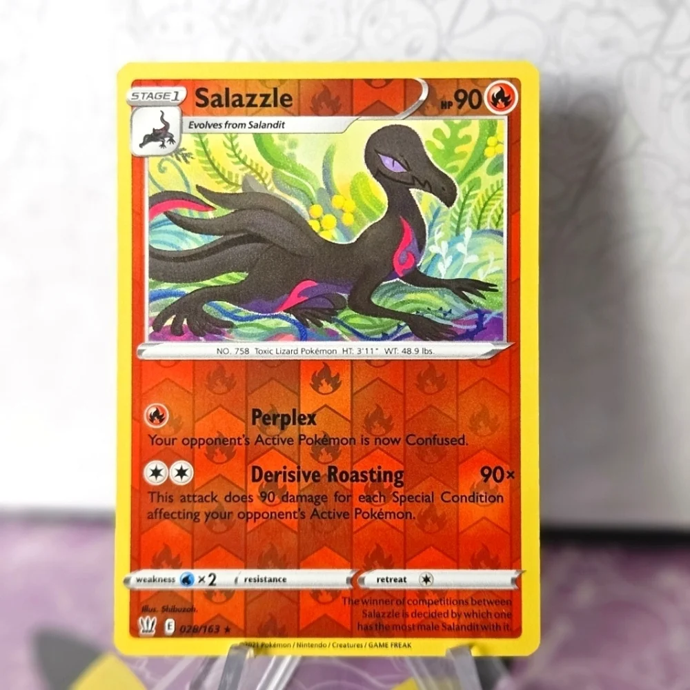 Salazzle 028/163 Pokémon TCG Reverse Holo Rare